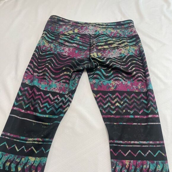 Lululemon Wanderlust Tribal Wander Onder Wunder Under Pants Size 12 - Picture 12 of 13